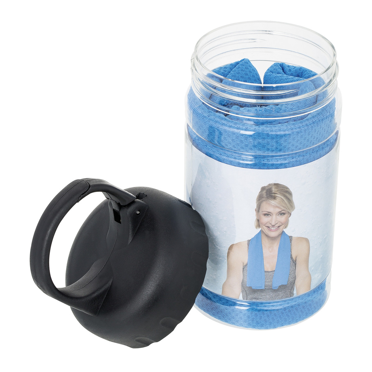 Sports towel with cooling-function REFLECTS-SOUSSE blue Sports towel with cooling-function REFLECTS-SOUSSE blue