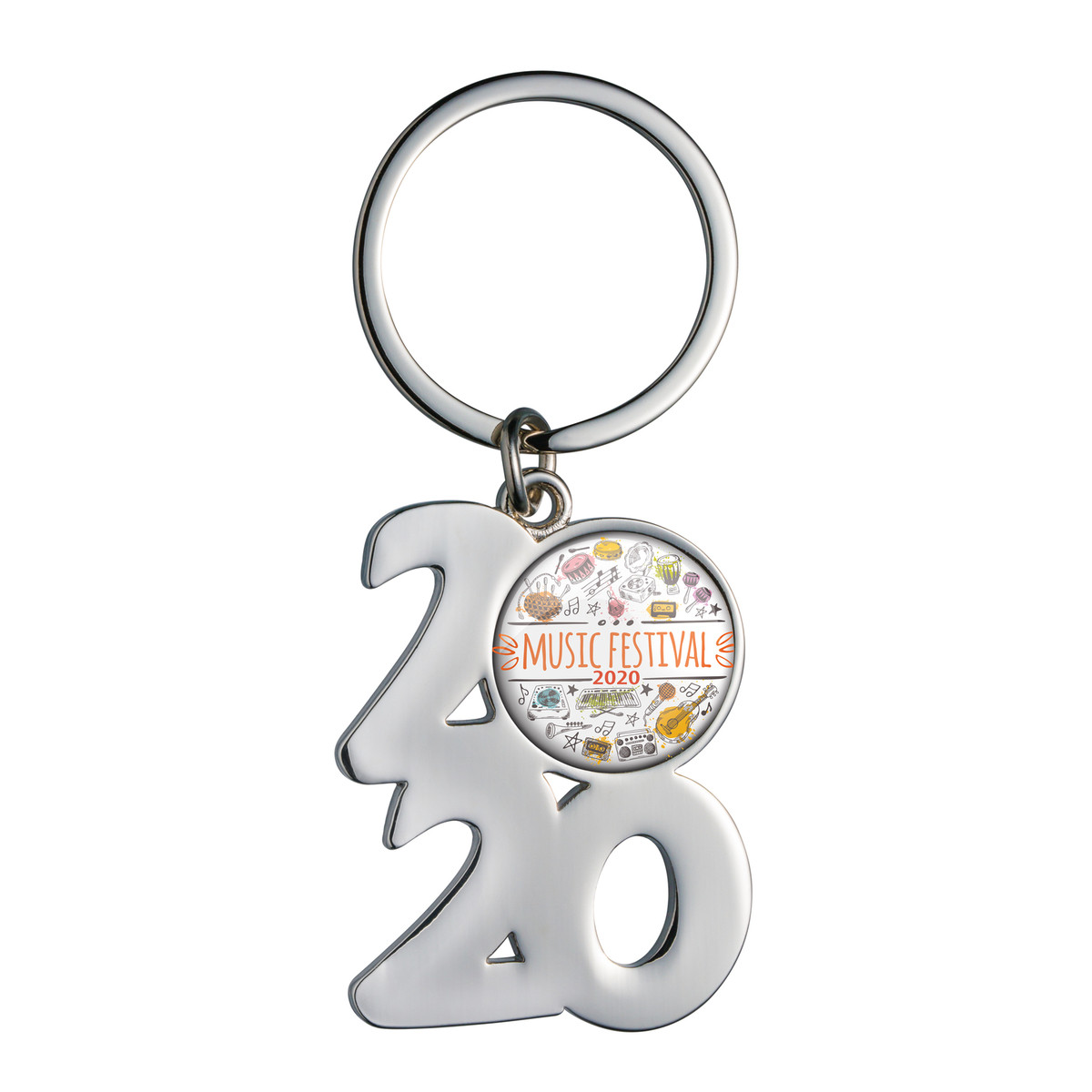Key Ring REFLECTS-2020 silver Key Ring REFLECTS-2020 silver