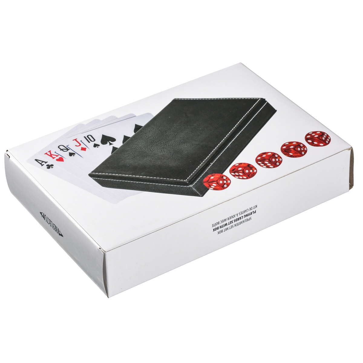 Kit de cartes à jouer avec boîte RE98-SALAMINA noir