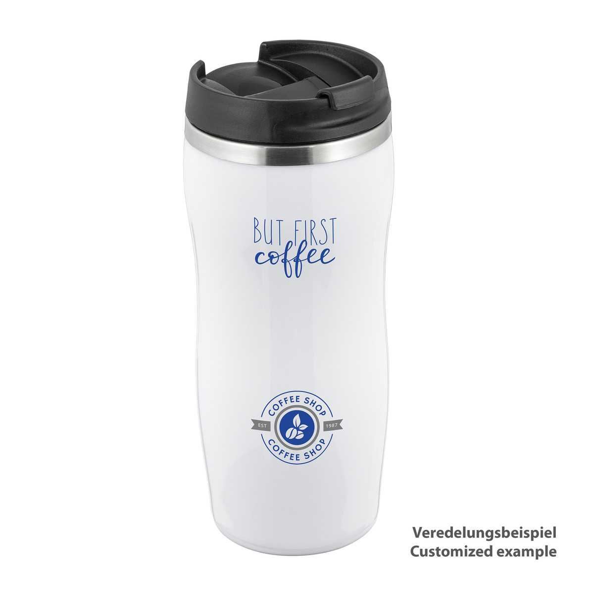 Thermo mug RETUMBLER-POZNAN XL white Thermo mug RETUMBLER-POZNAN XL white