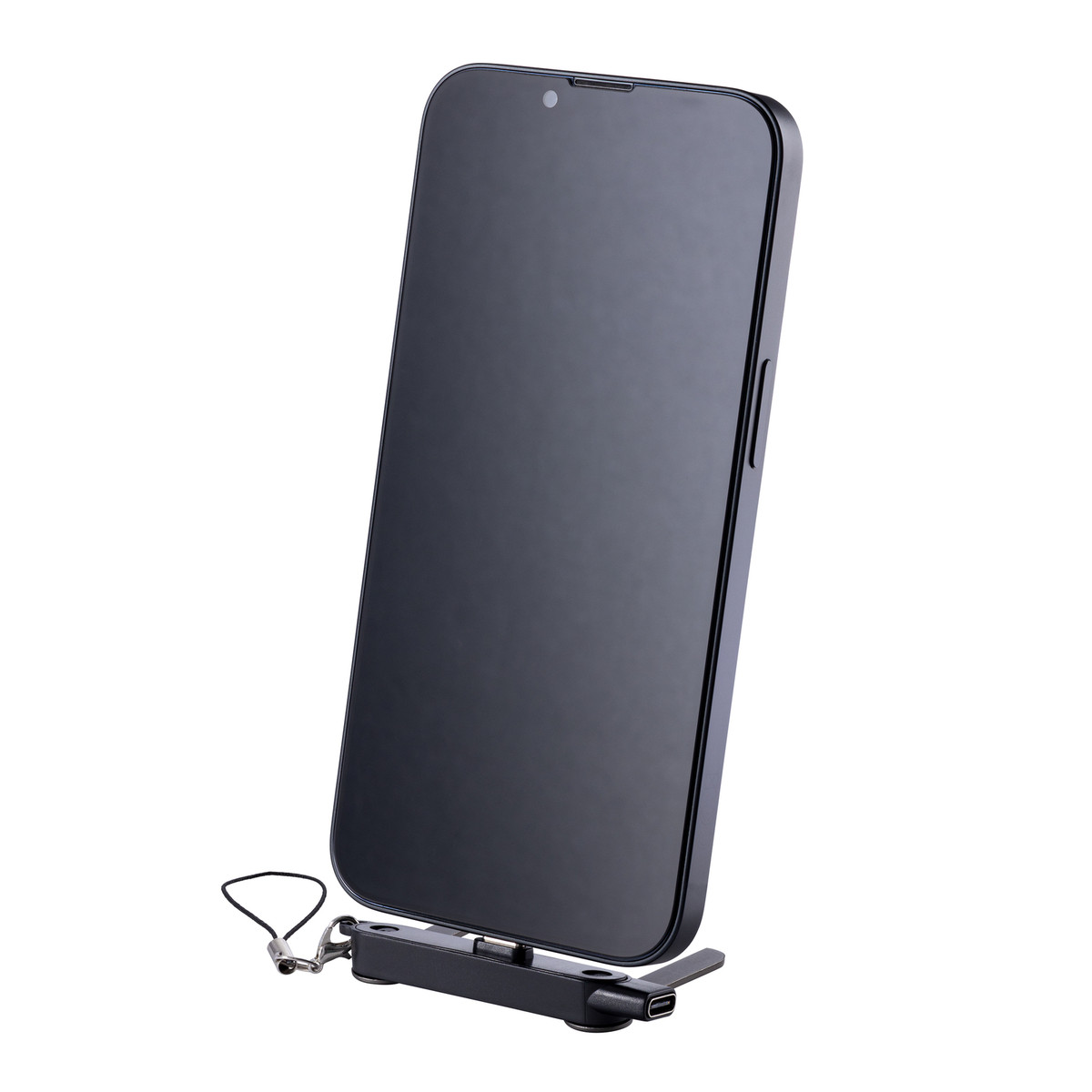 Handyständer mit USB-C REEVES-PORTHAM schwarz