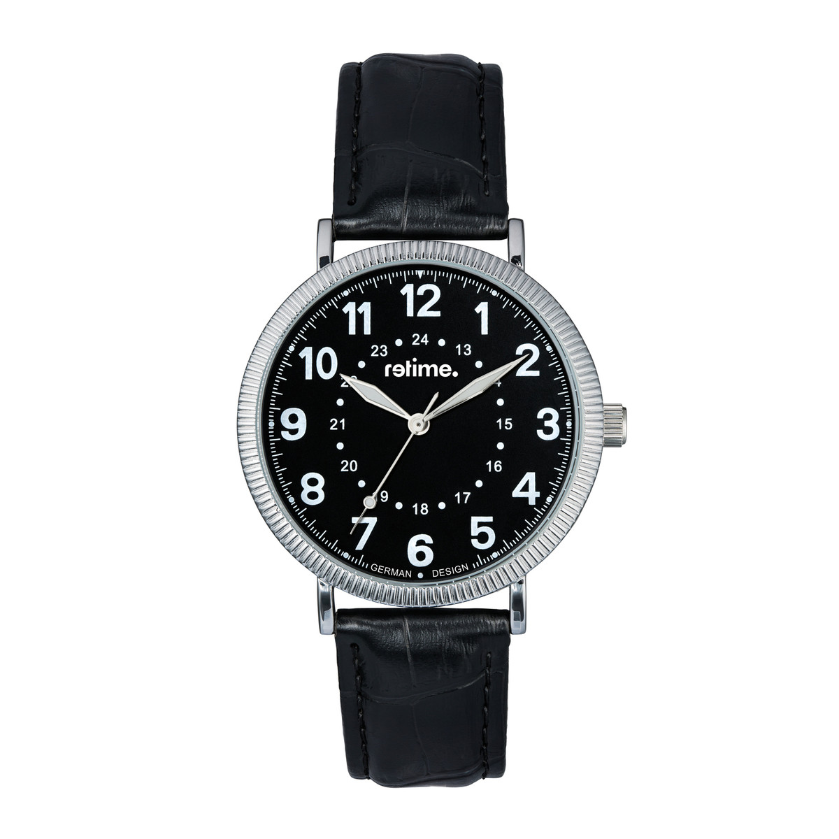 Watch RETIME-CLASSIC 630-3 black/silver 42mm Watch RETIME-CLASSIC 630-3 black/silver 42mm