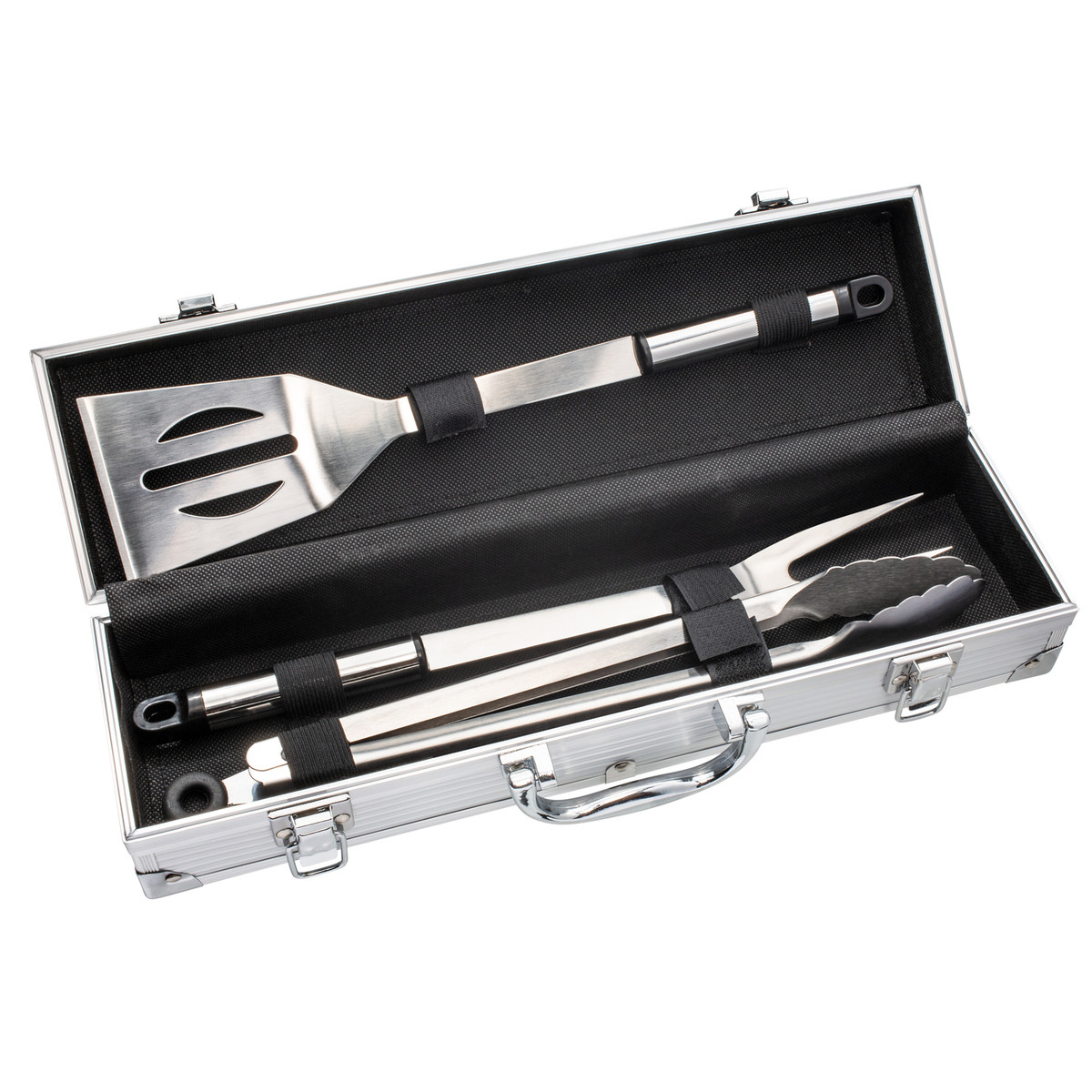 BBQ Set RE98-SARAGOSSA silver BBQ Set RE98-SARAGOSSA silver