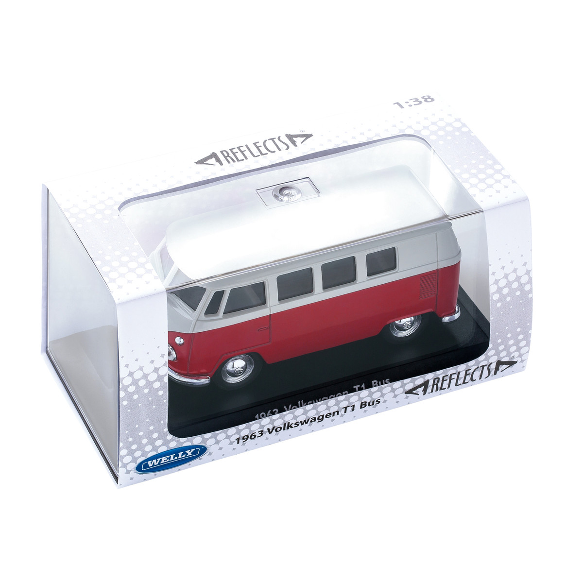 Modellauto REFLECTS-VW T1 1:38 rot Modellauto REFLECTS-VW T1 1:38 rot