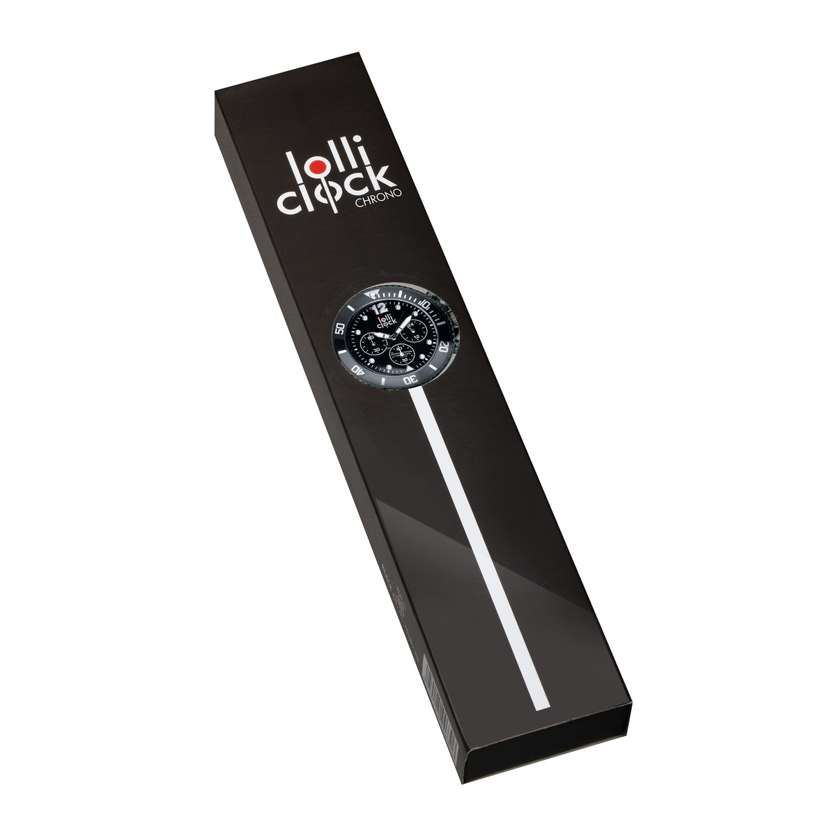 Montre-bracelet LOLLICLOCK-CHRONO noir Montre-bracelet LOLLICLOCK-CHRONO noir