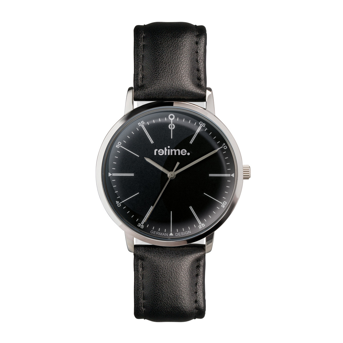 Armbanduhr RETIME-CLASSIC 665-2 schwarz/schwarz 40mm