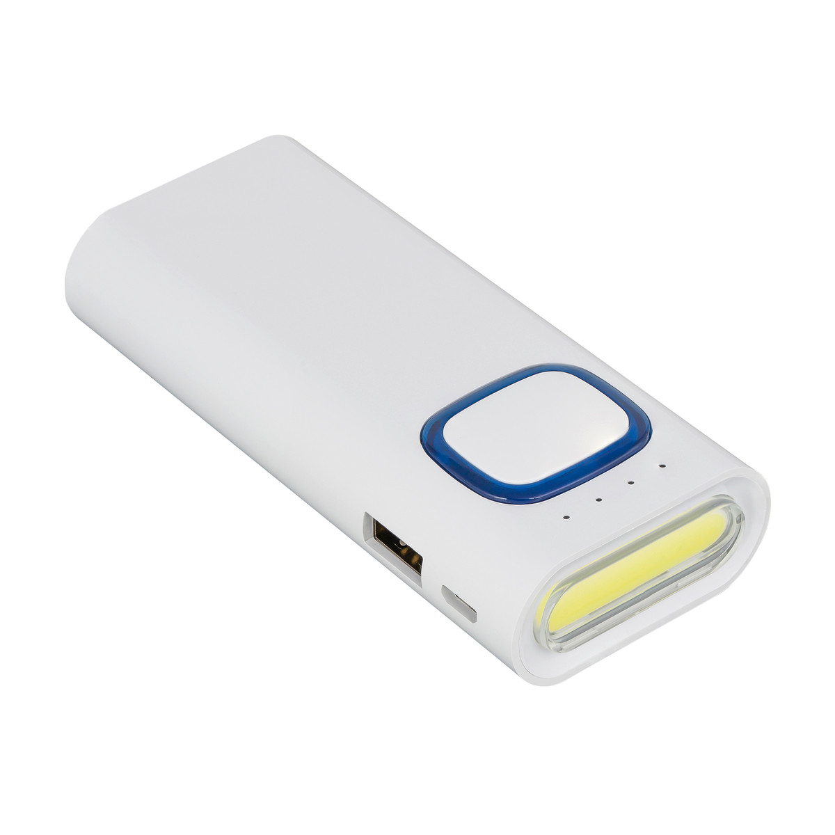 Powerbank mit COB LED Taschenlampe COLLECTION 500 blau Powerbank mit COB LED Taschenlampe COLLECTION 500 blau
