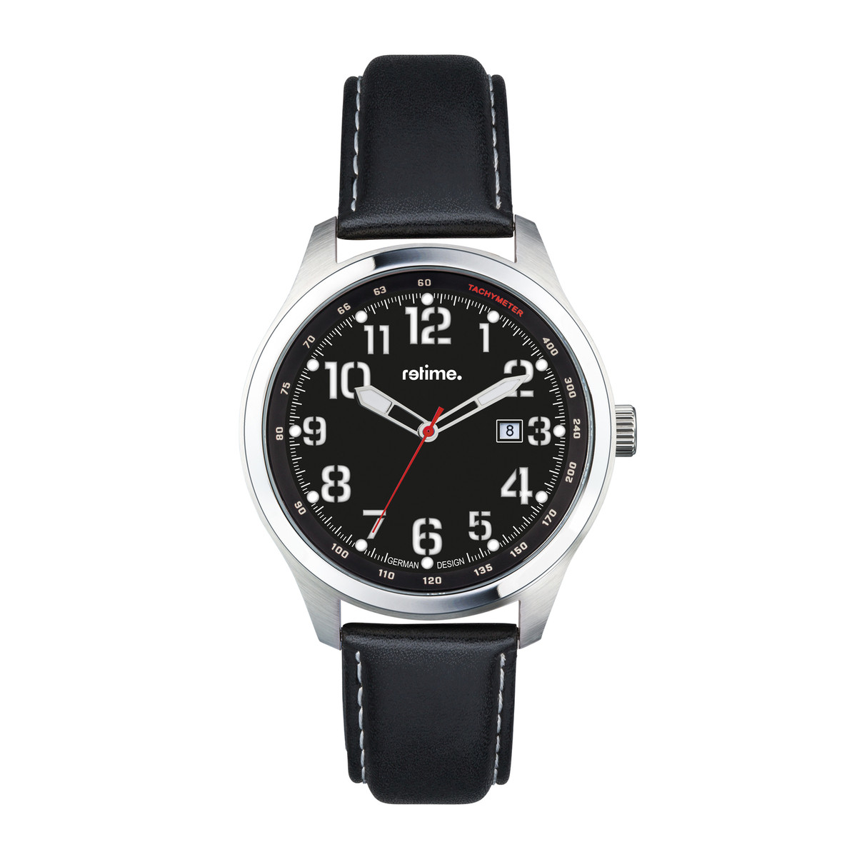 Armbanduhr RETIME-AUTOMATIK 950-1 schwarz 46mm Armbanduhr RETIME-AUTOMATIK 950-1 schwarz 46mm