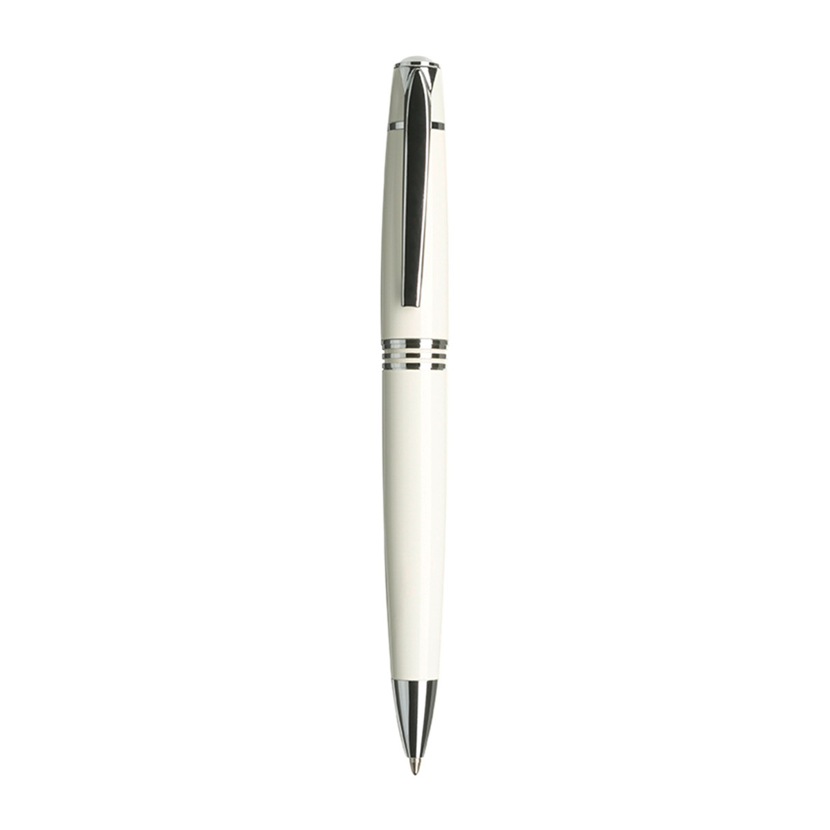 Stylo à bille CLIC CLAC-VANCOUVER blanc éclatant