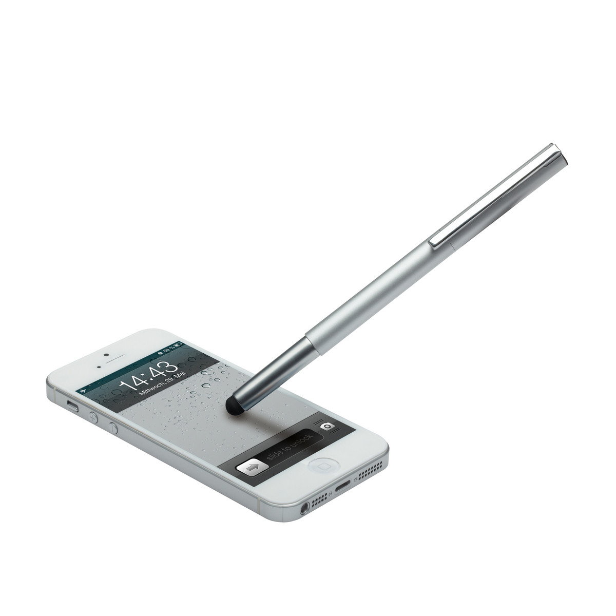 Ballpen CLIC CLAC-LAXIA silver