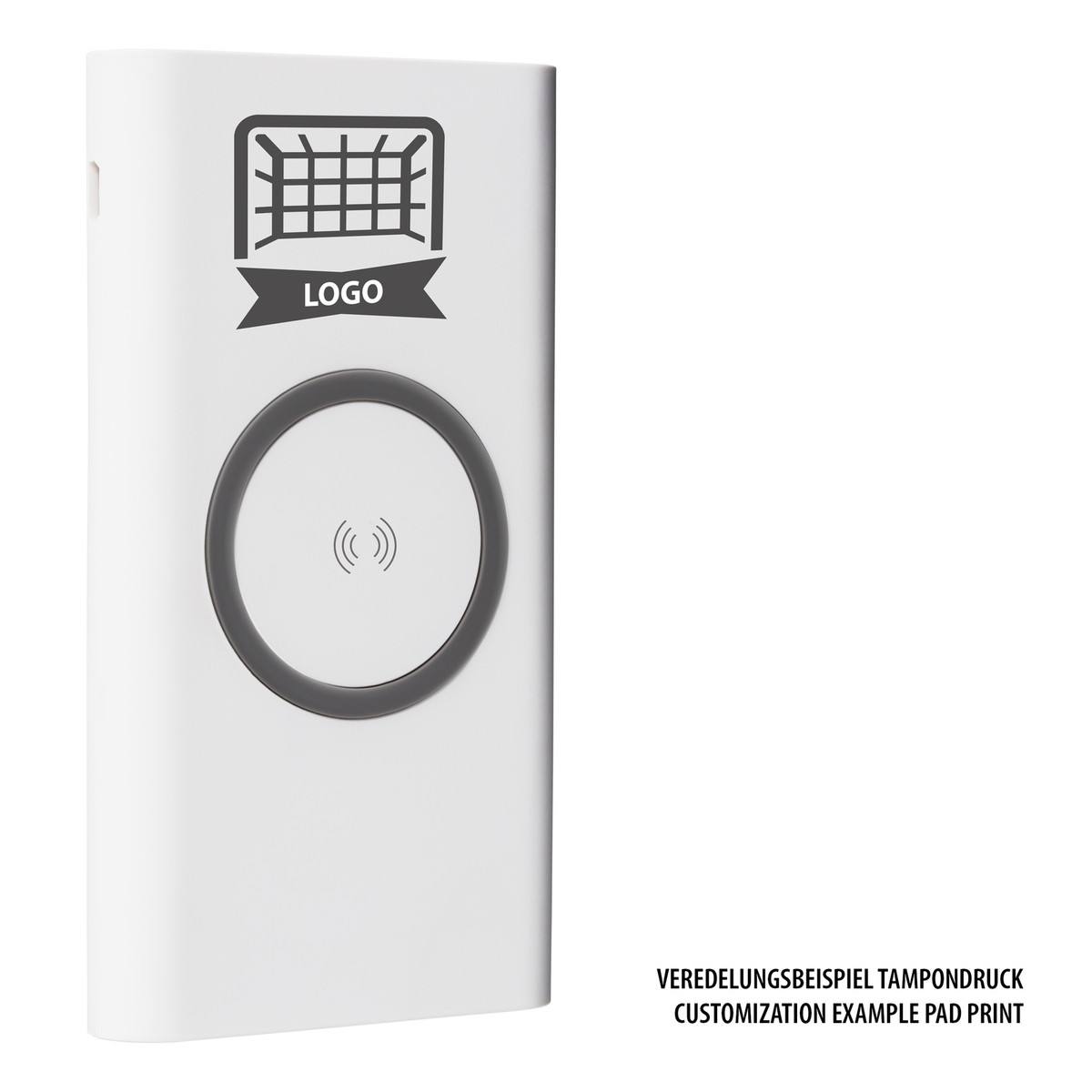 Wireless charging powerbank REFLECTS-KIEV weiß 8000 mAh Wireless charging powerbank REFLECTS-KIEV weiß 8000 mAh
