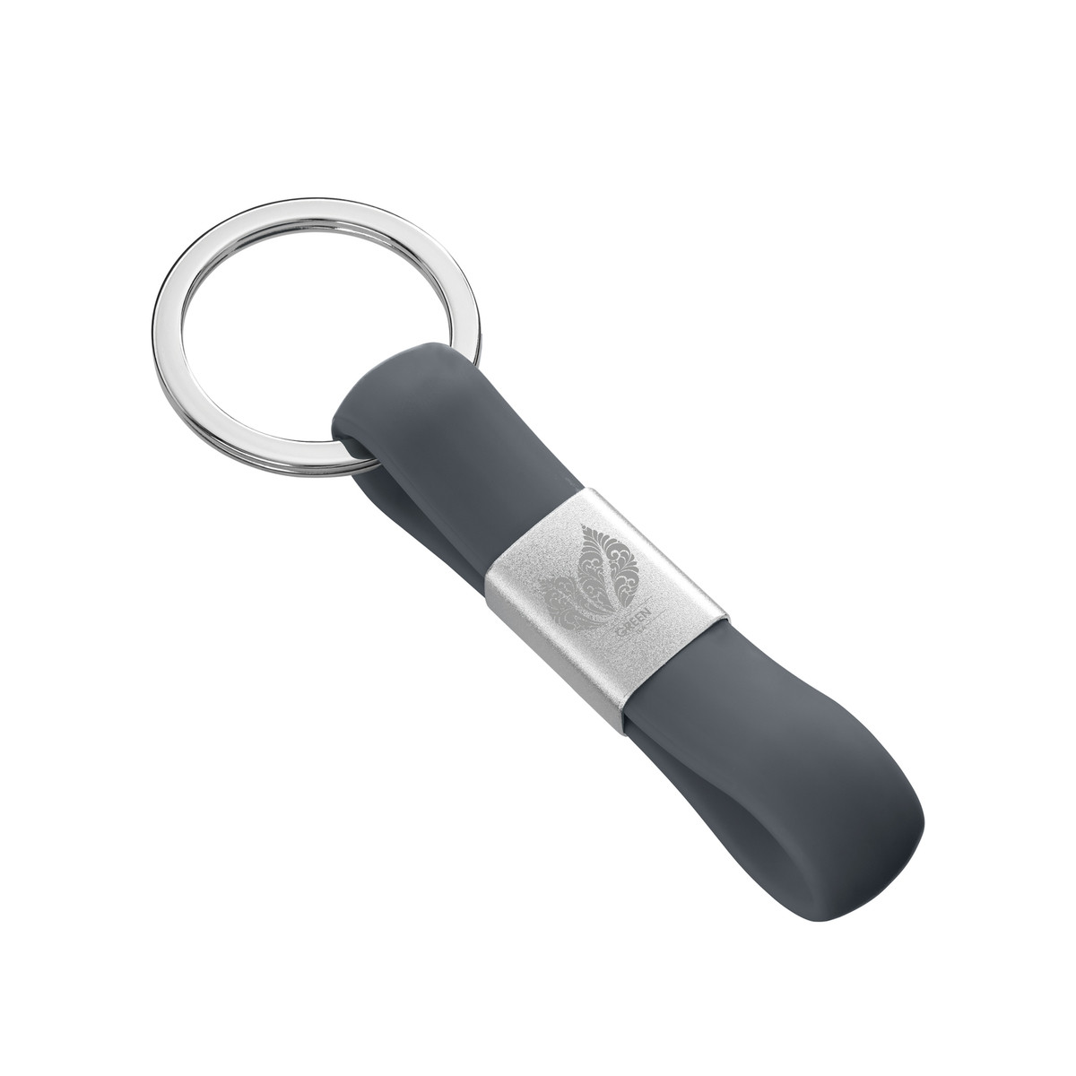 Schlüsselanhänger RE98-HONOLULU dunkelgrau veredeltes Muster