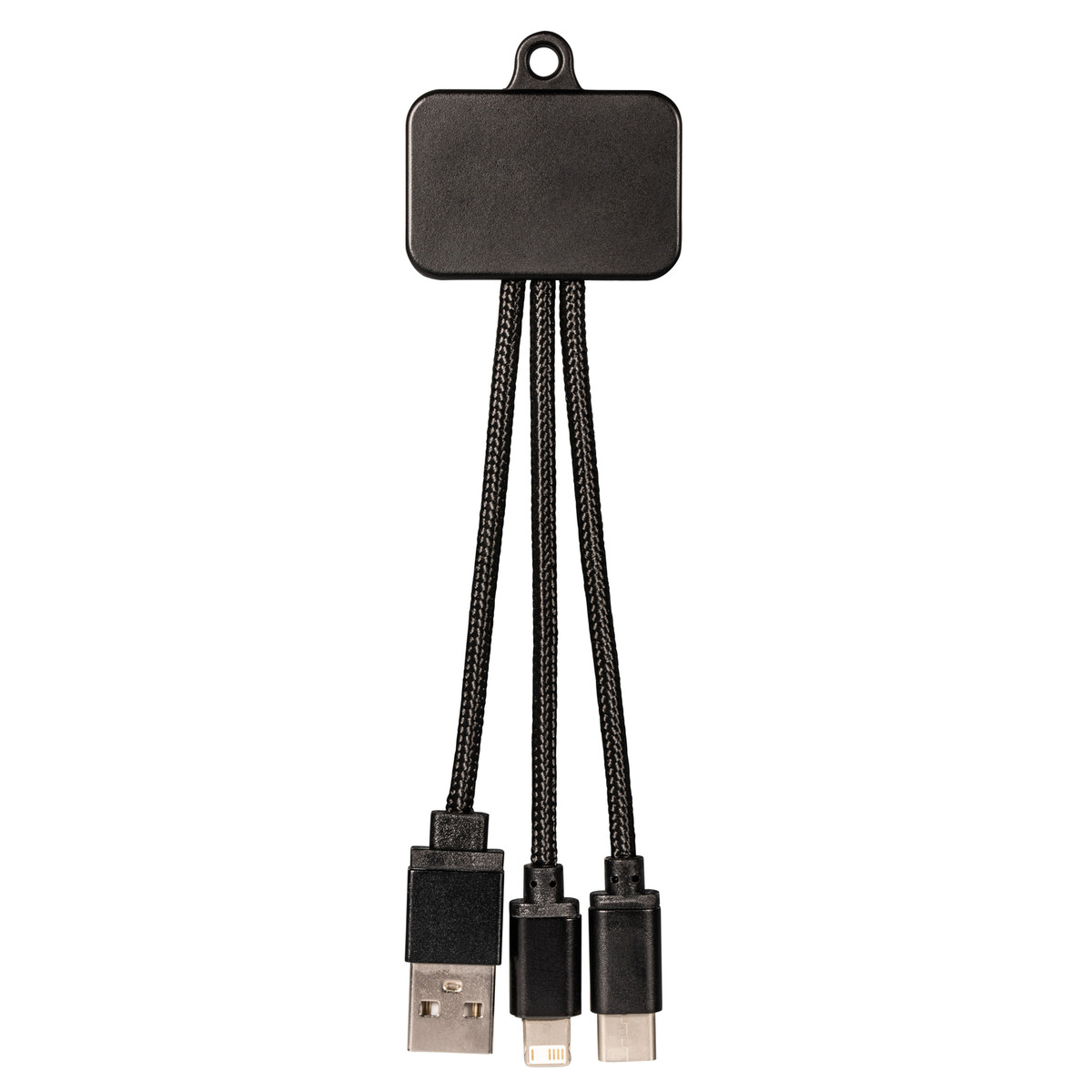 3-in-1 Ladekabel REEVES-TARRAGONA schwarz 3-in-1 Ladekabel REEVES-TARRAGONA schwarz