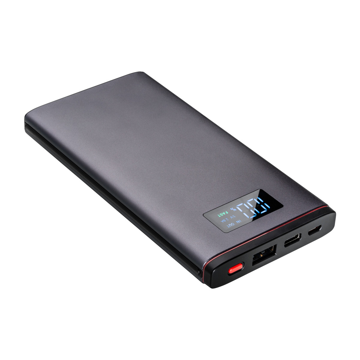 Powerbank REEVES-KUOPIO dunkelgrau 10000 mAh