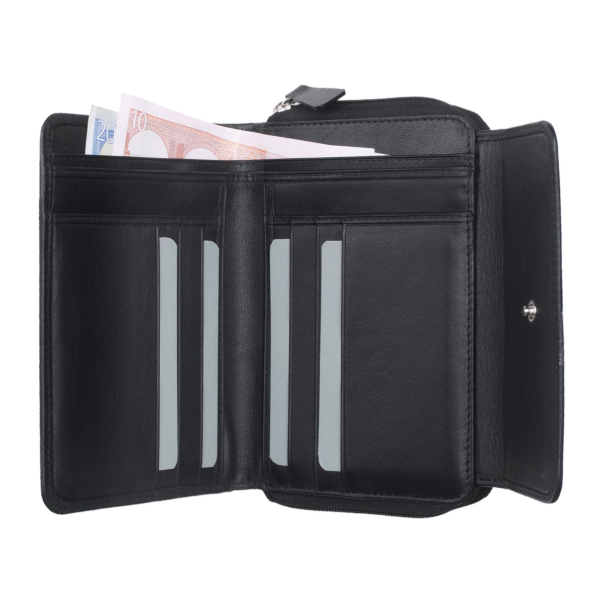 Damenportemonnaie aus Leder REFLECTS-GRAN MENDOZA M