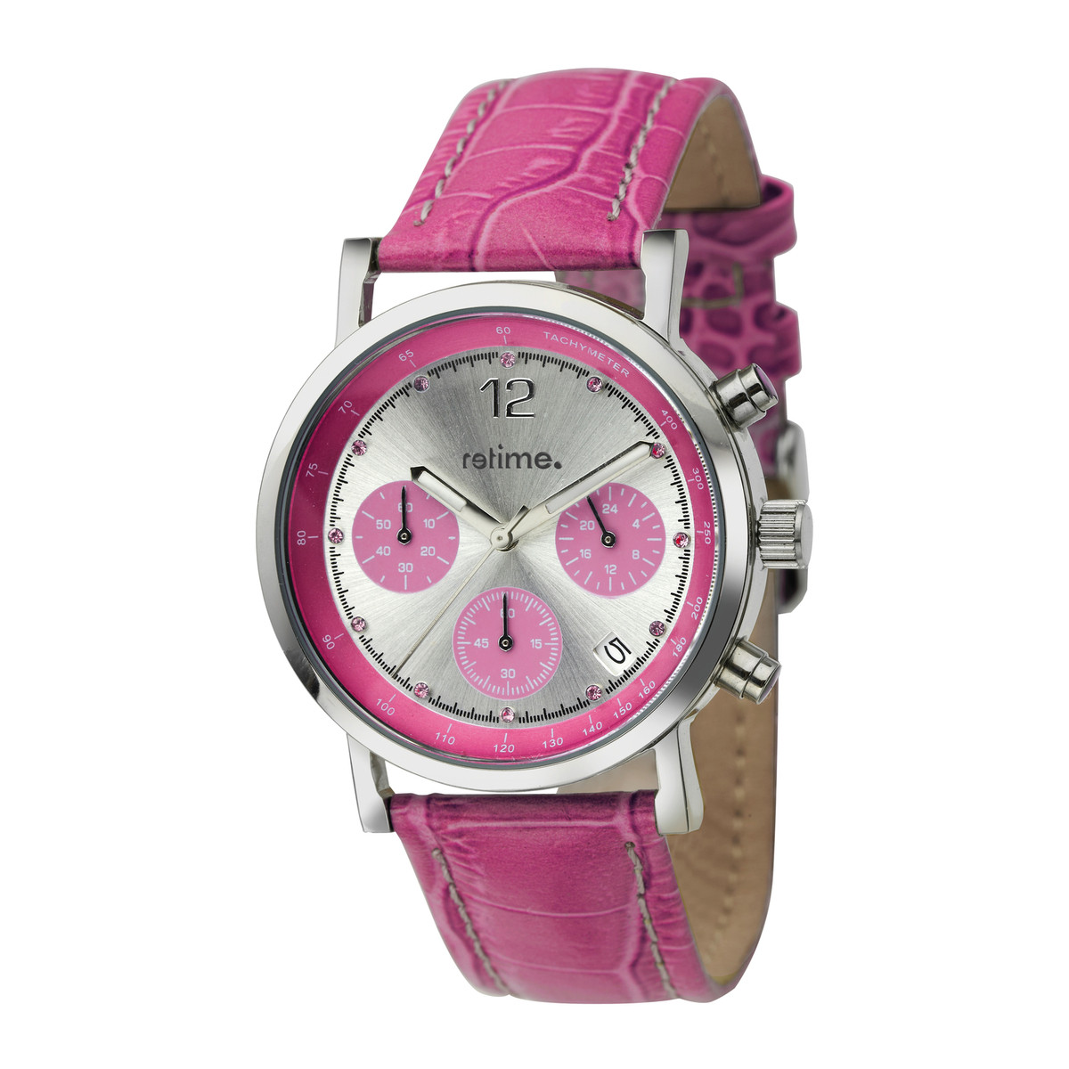 Armbanduhr REFLECTS-CHRONO MAGENTA