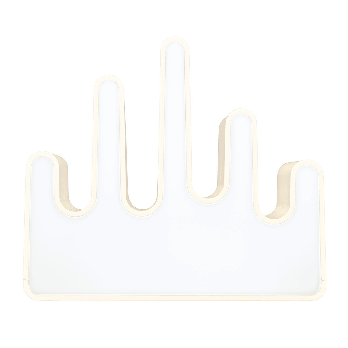 Multiple USB Charging Station with Mood Light Function REFLECTS-BURGUNDY