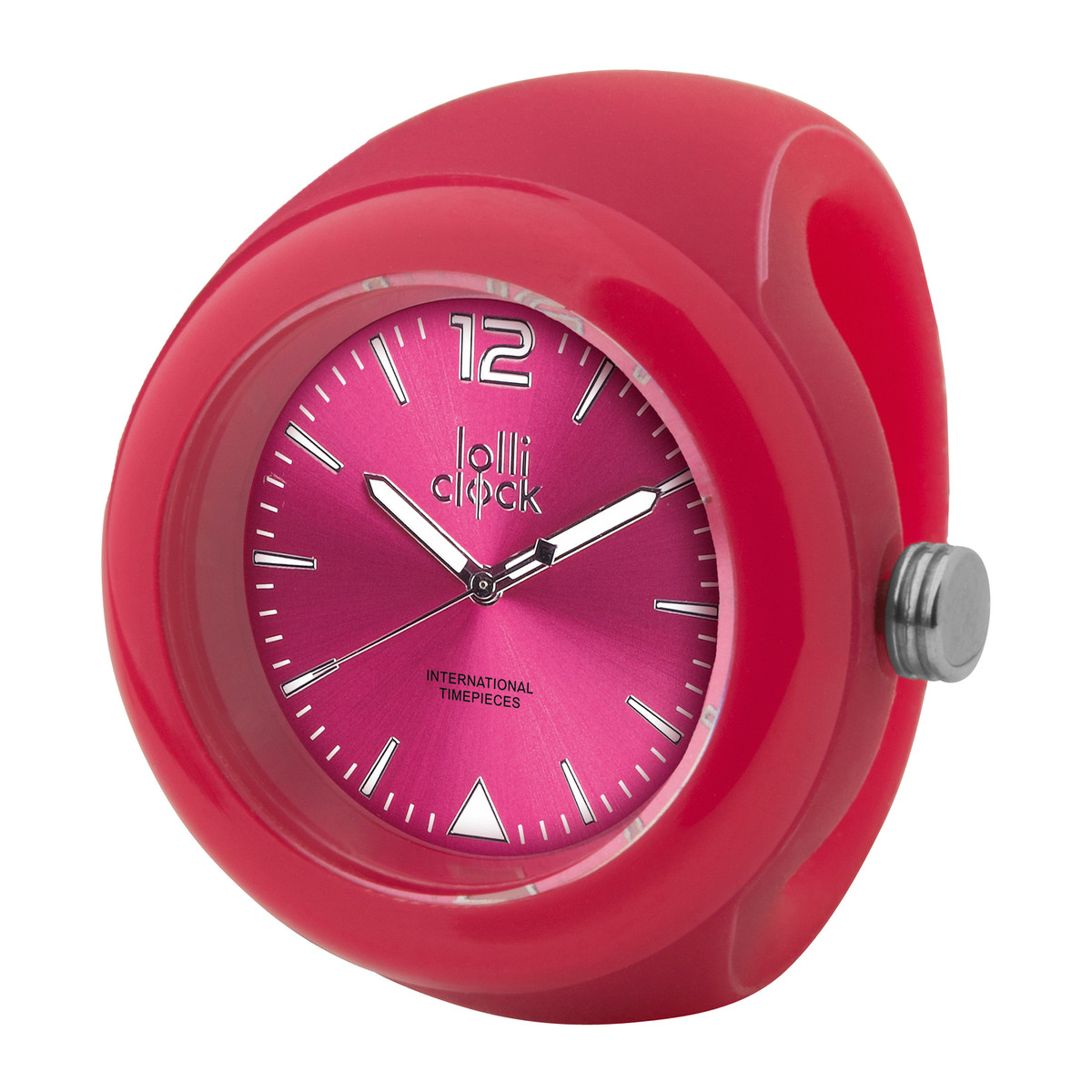 Horloge LOLLICLOCK-RING magenta Horloge LOLLICLOCK-RING magenta