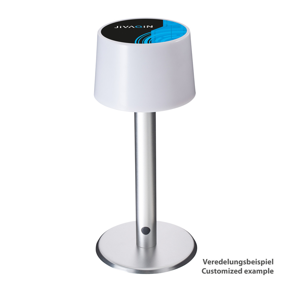 Lampe de table rechargeable REEVES-AMLINO argenté Lampe de table rechargeable REEVES-AMLINO argenté