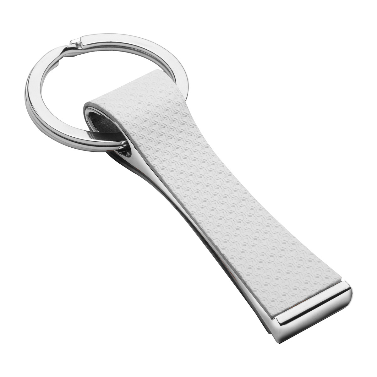 Key Ring REFLECTS-PINCOURT white Key Ring REFLECTS-PINCOURT white