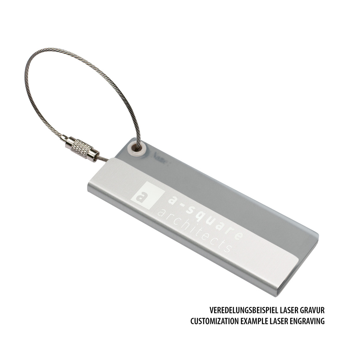 Luggage tag RE98-BORGOU grey Luggage tag RE98-BORGOU grey