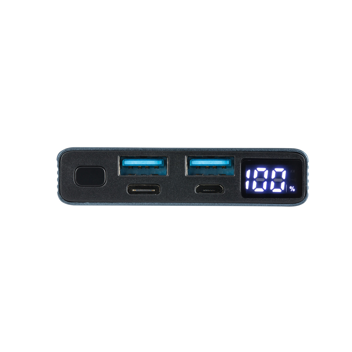 Powerbank mit Fast Charge und Power Delivery REEVES-FENSMARK dunkelgrau 10000 mAh