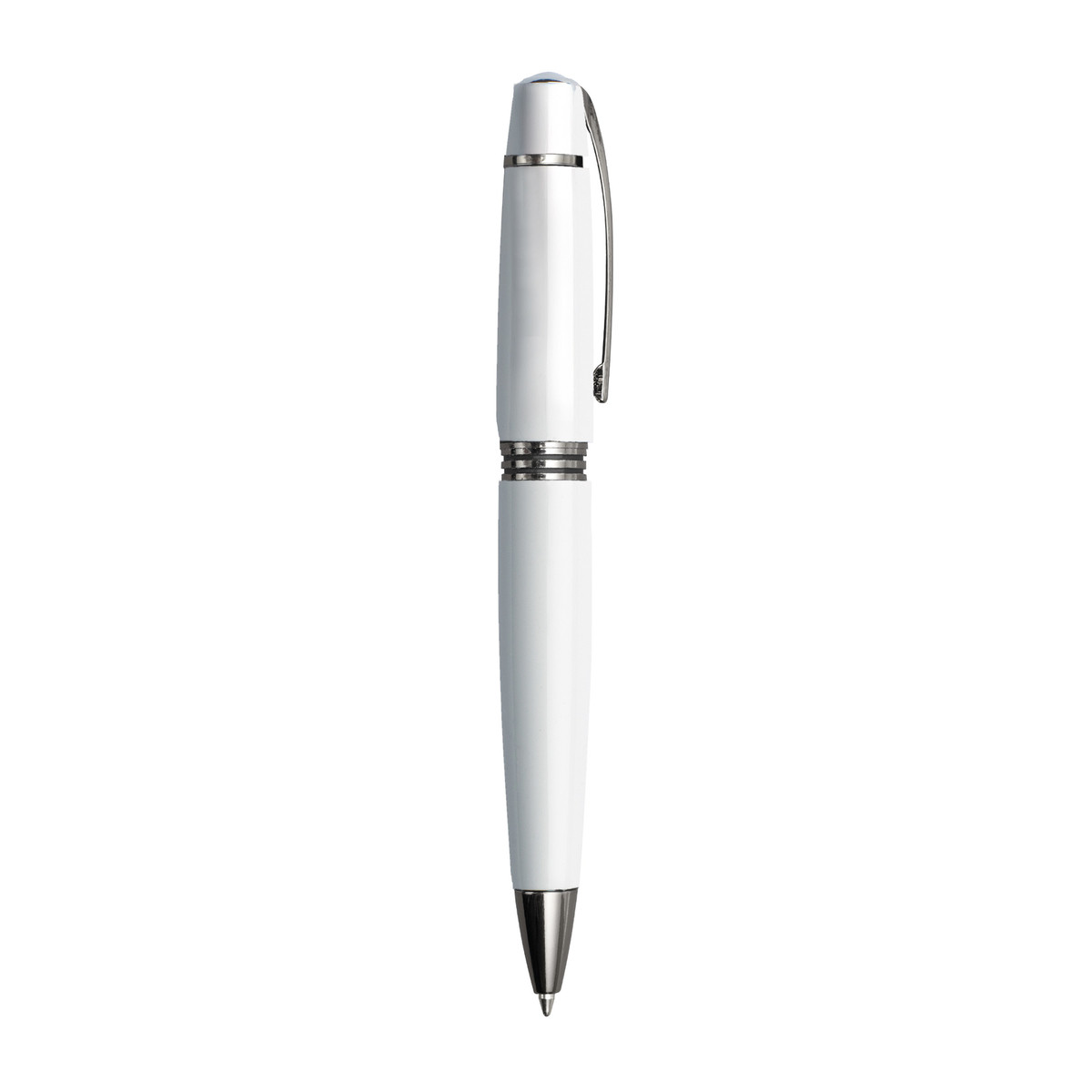 Stylo à bille CLIC CLAC-VANCOUVER blanc éclatant