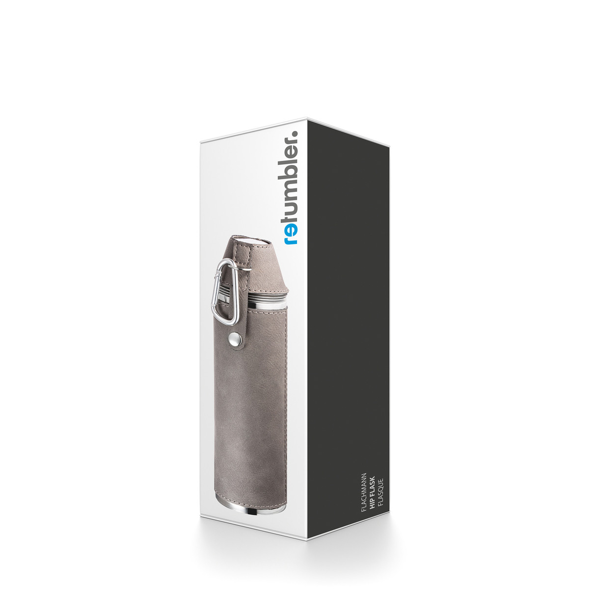 Flachmann RETUMBLER-LISSABON grau Flachmann RETUMBLER-LISSABON grau
