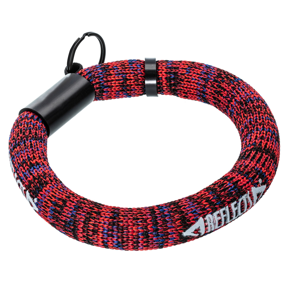 Armband schwarz rot blau veredeltes Muster Armband schwarz rot blau veredeltes Muster