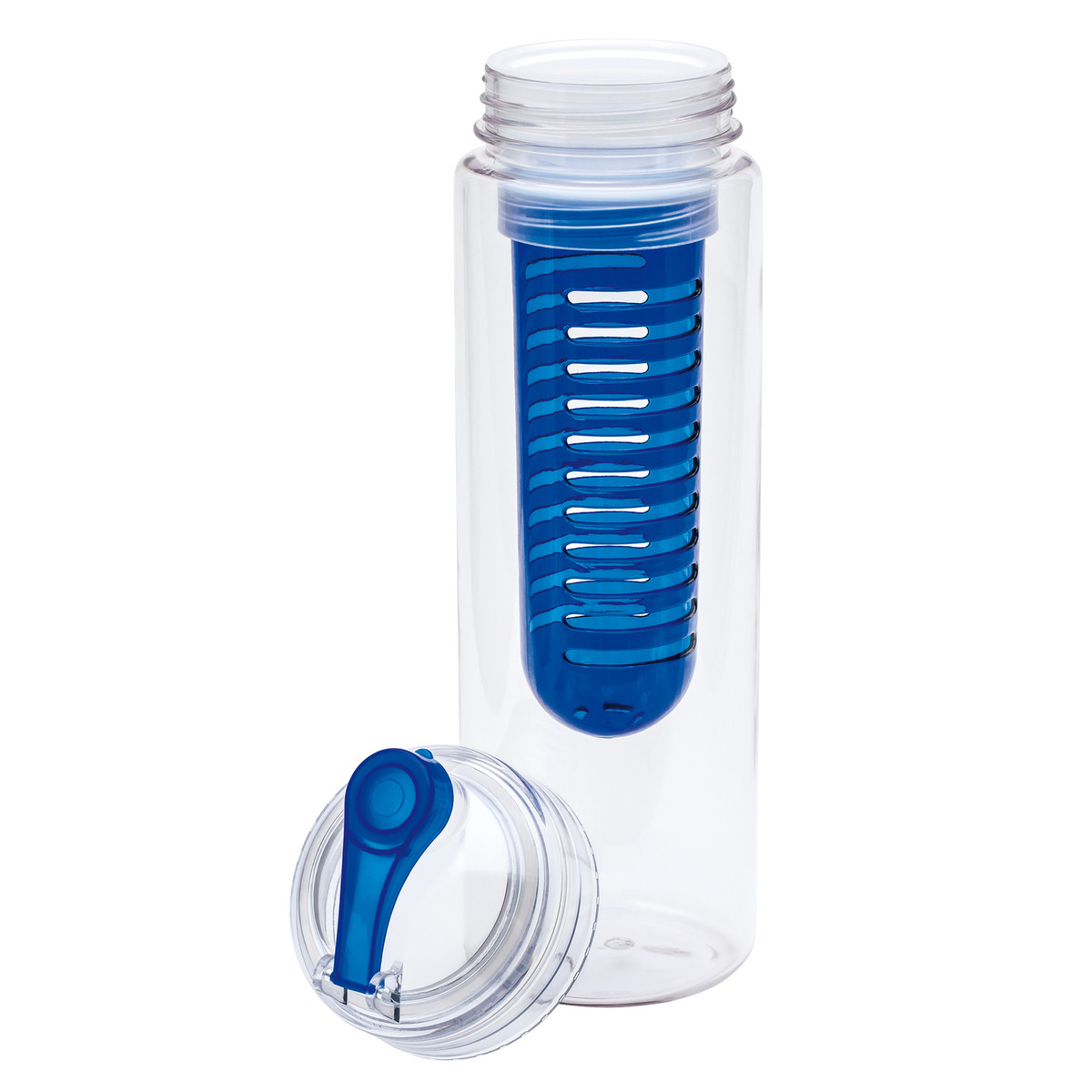 Trinkflasche mit Fruchteinsatz REFLECTS-JOLIETTA blau