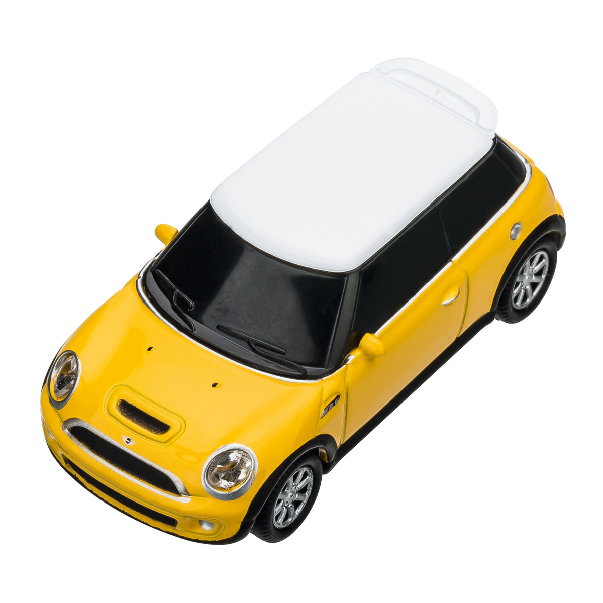 Clé mémoire USB Mini Cooper 1:68 jaune 16Go Clé mémoire USB Mini Cooper 1:68 jaune 16Go