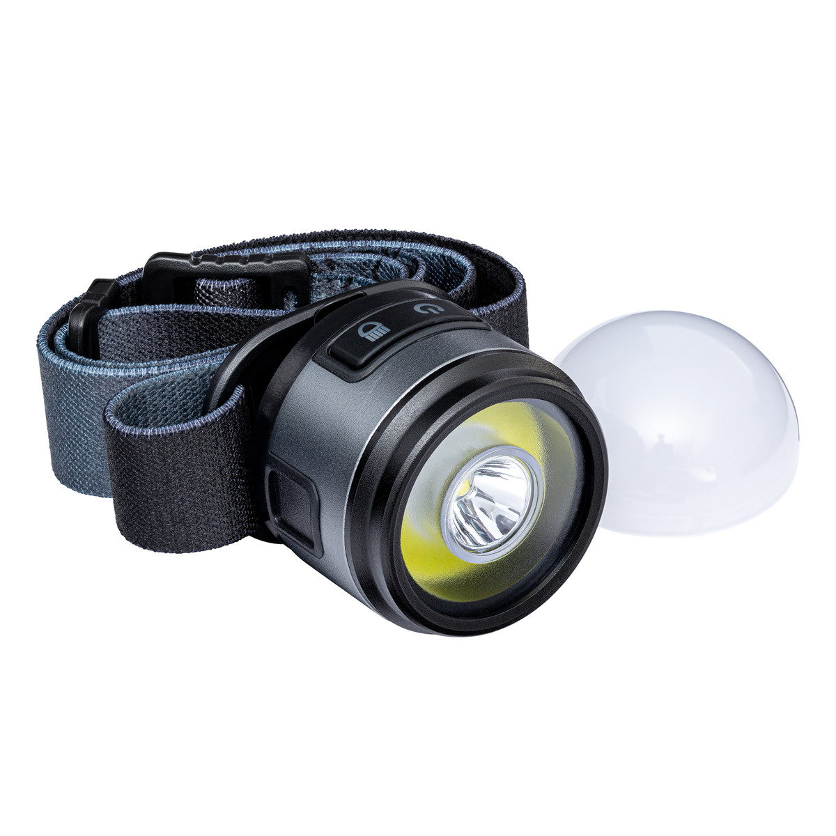 Oplaadbare Multifunctionele Hoofdlamp REEVES-CLERDON grijs Oplaadbare Multifunctionele Hoofdlamp REEVES-CLERDON grijs