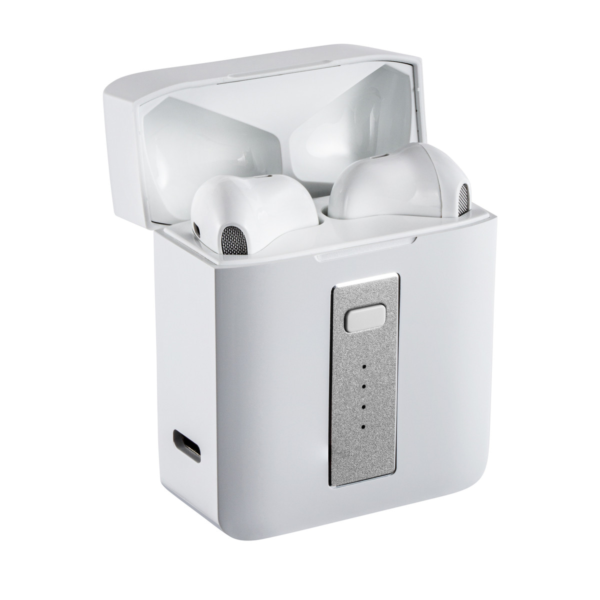 Wireless Earphone with charging case REEVES-TWS white Wireless Earphone with charging case REEVES-TWS white