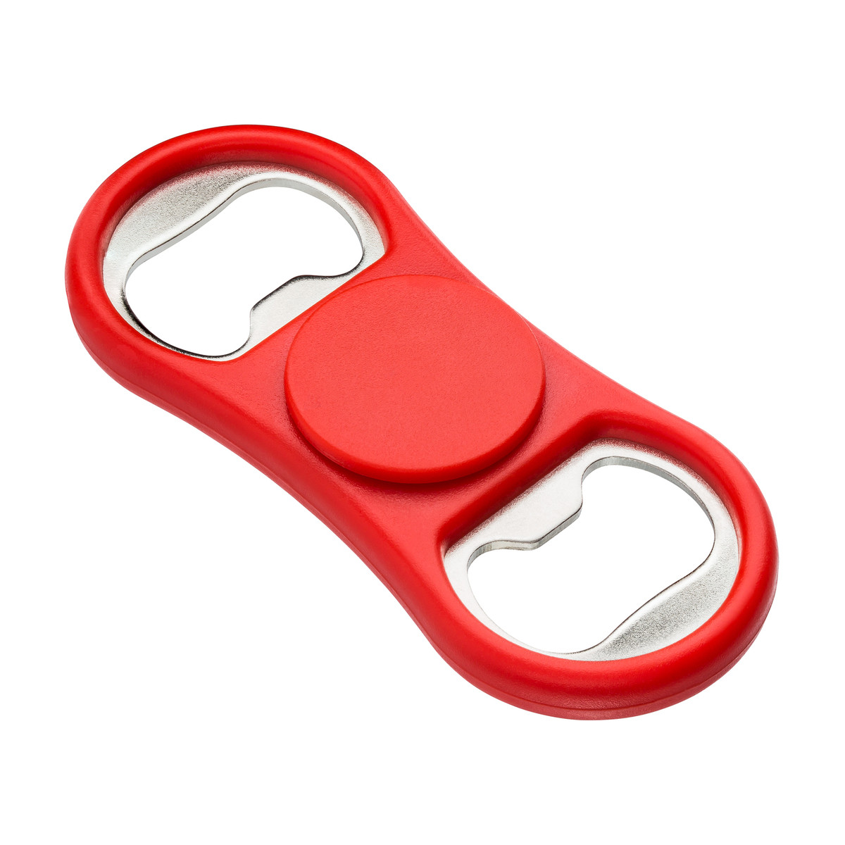 Spinner bottle opener REFLECTS-LERWICK red Spinner bottle opener REFLECTS-LERWICK red