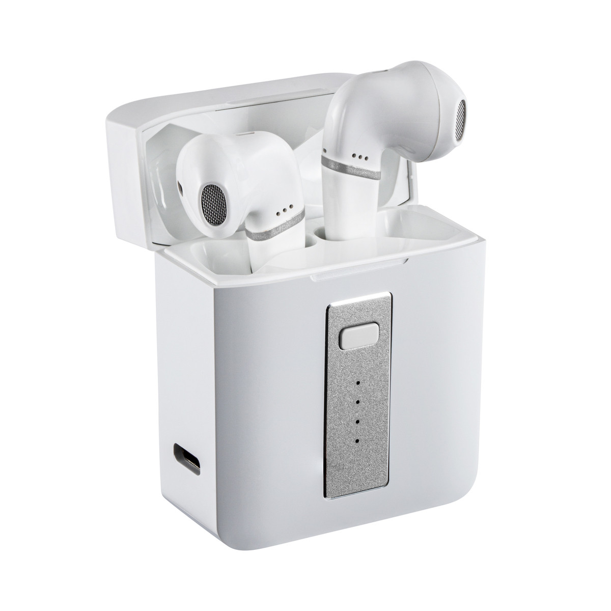 Wireless Earphone with charging case REEVES-TWS white Wireless Earphone with charging case REEVES-TWS white