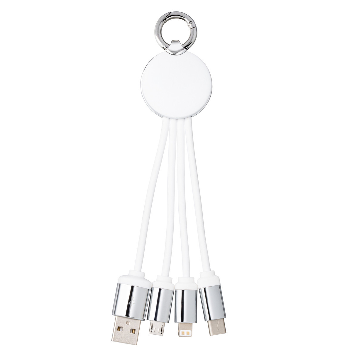 3-in-1 Charging Cable with Light REEVES-PUHALANI white / white 3-in-1 Charging Cable with Light REEVES-PUHALANI white / white