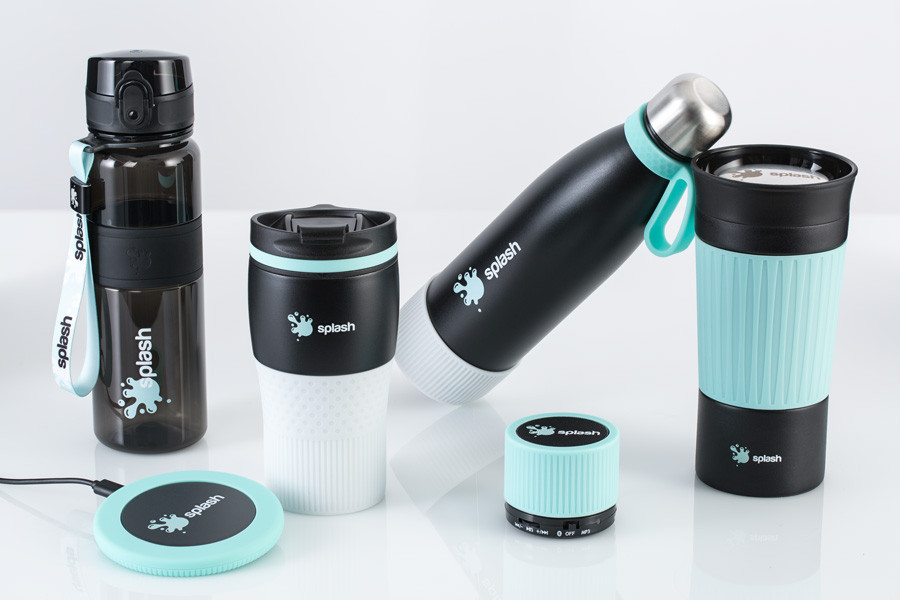 RETUMBLER und REEVES Produkte mit Splash Veredelung