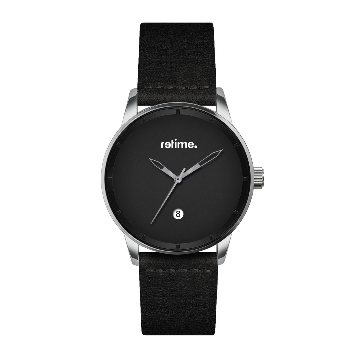 Armbanduhr RETIME-DESIGN 310-6 schwarz/schwarz 43mm Armbanduhr RETIME-DESIGN 310-6 schwarz/schwarz 43mm