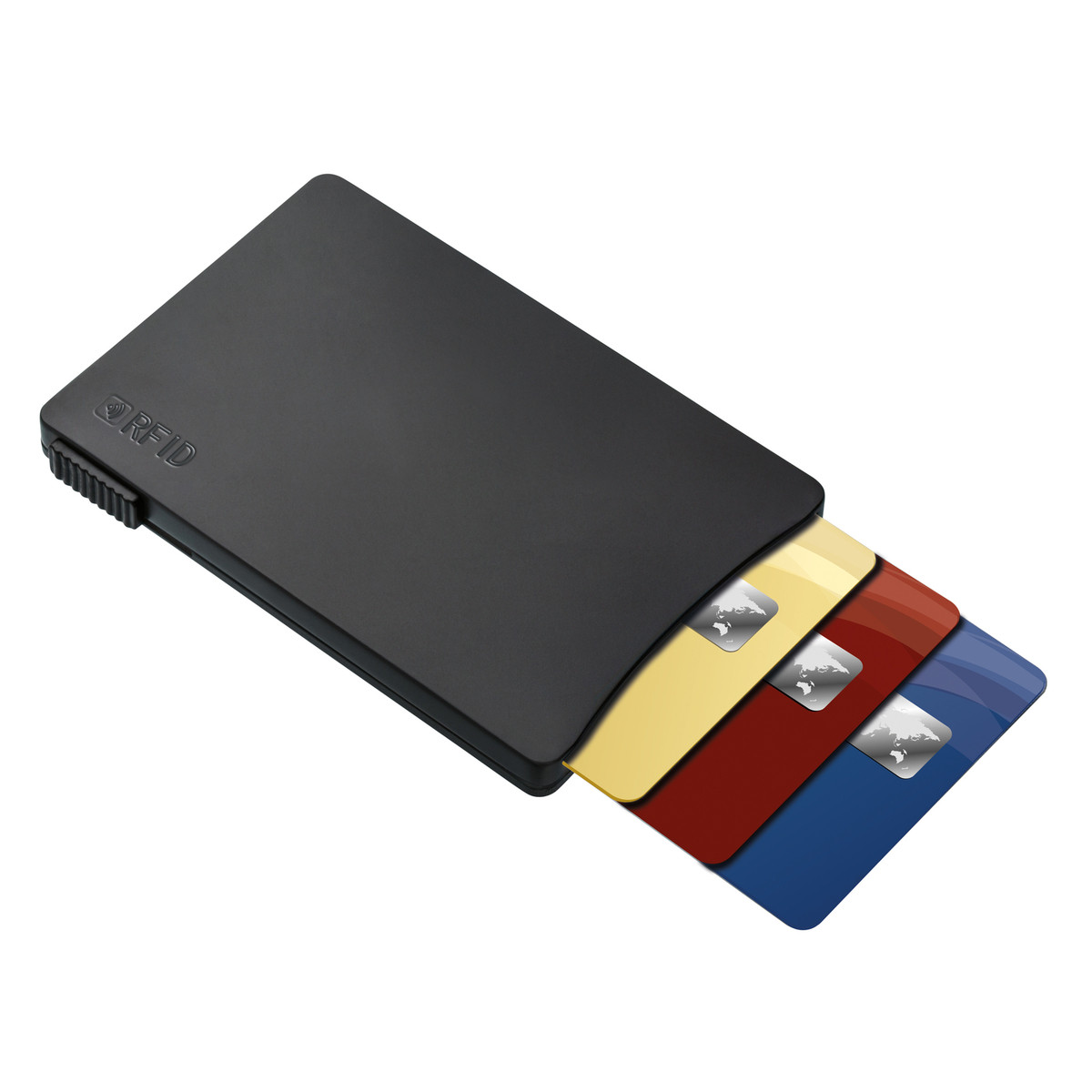 Porte-cartes avec protection RFID REFLECTS-MONASTIR noir