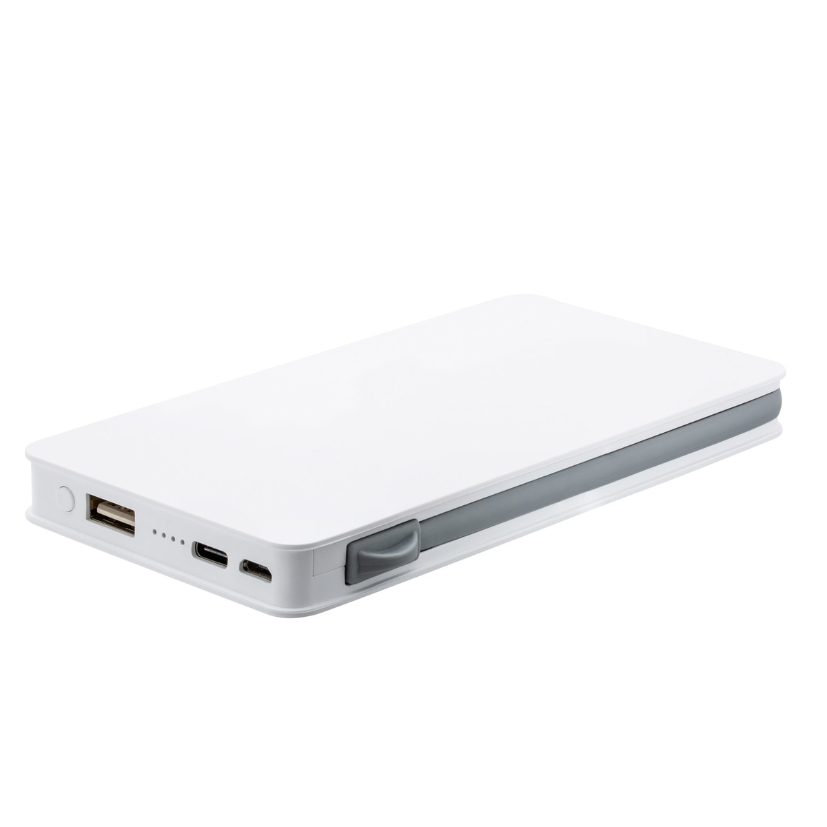 Chargeur Sans Fil & Powerbank REEVES-BASEL blanc 5000 mAh Chargeur Sans Fil & Powerbank REEVES-BASEL blanc 5000 mAh