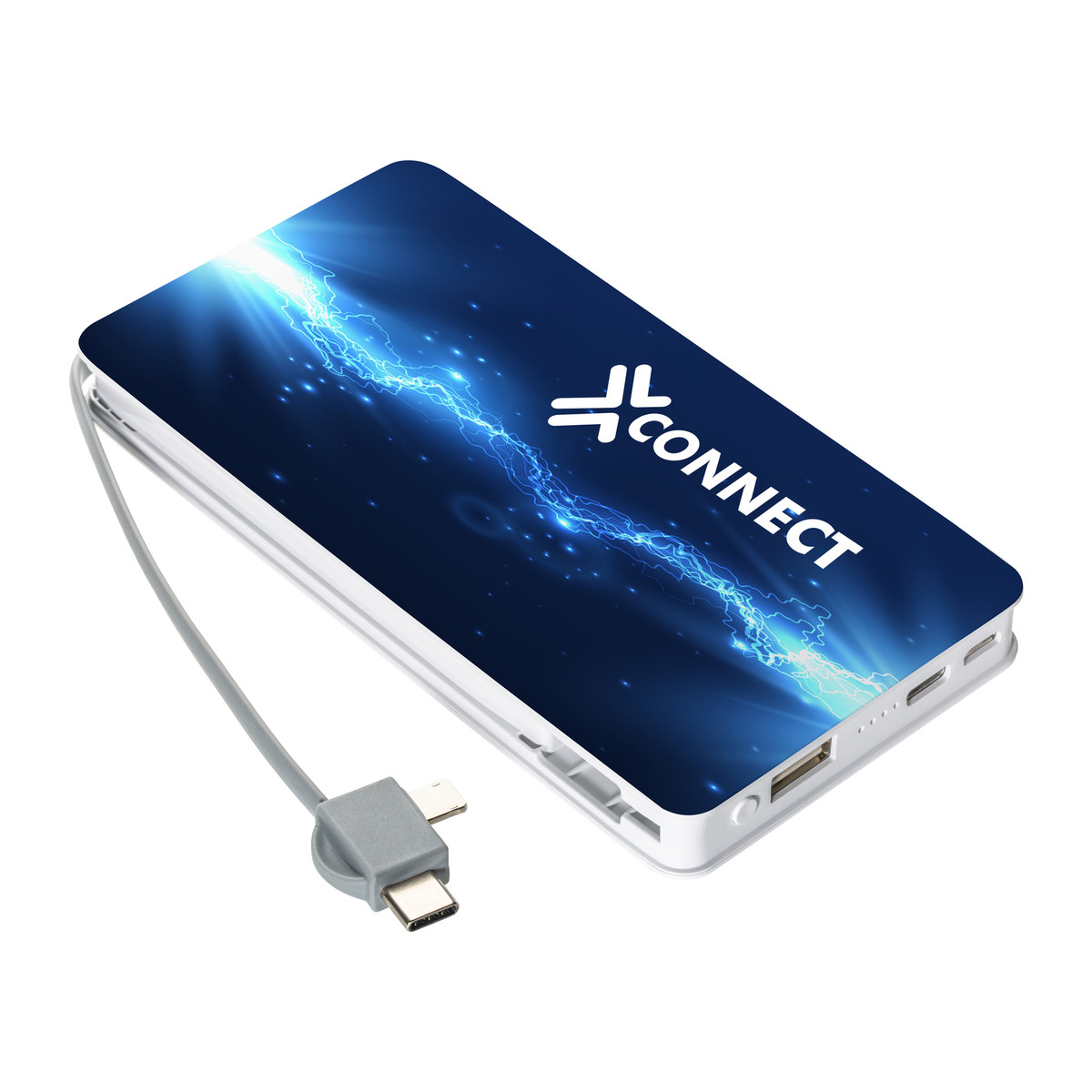 Chargeur Sans Fil & Powerbank REEVES-BASEL blanc 5000 mAh Chargeur Sans Fil & Powerbank REEVES-BASEL blanc 5000 mAh
