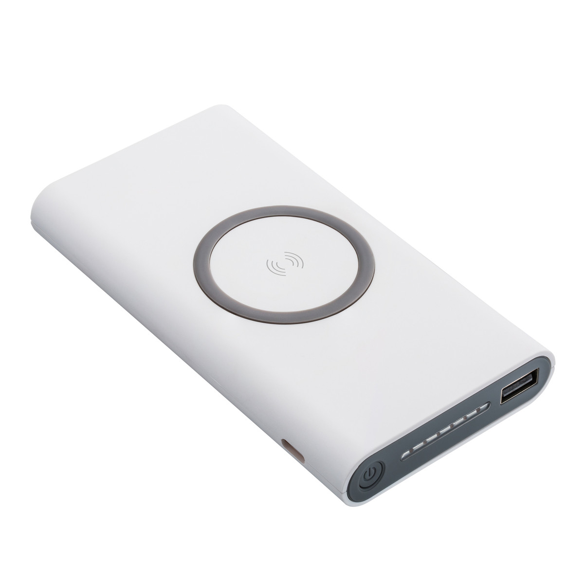 Wireless charging powerbank REFLECTS-KIEV weiß 8000 mAh Wireless charging powerbank REFLECTS-KIEV weiß 8000 mAh